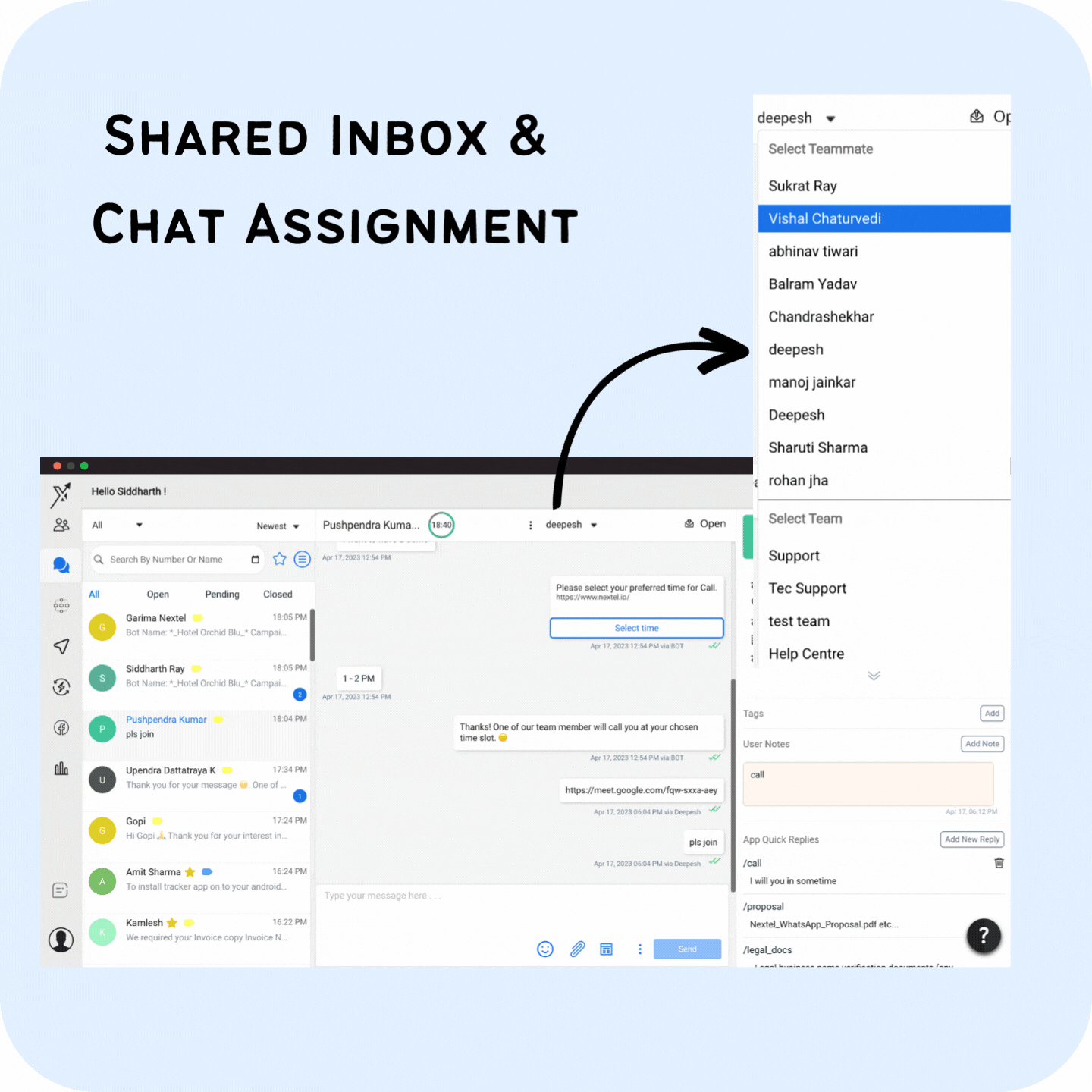 Inbox overview support
